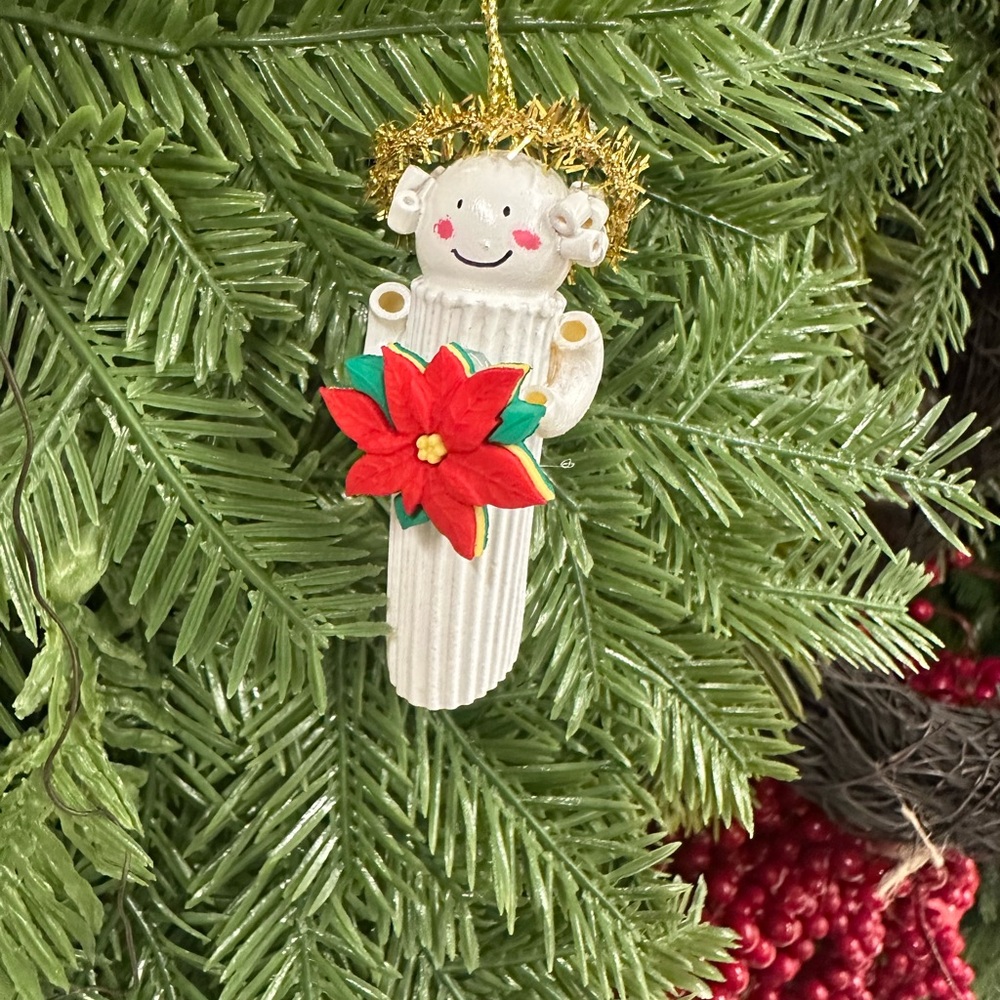 DRUNKEN NOODLE ANGEL Holiday Christmas Holiday Tree Ornament, 1.5” - Picture 4 of 7